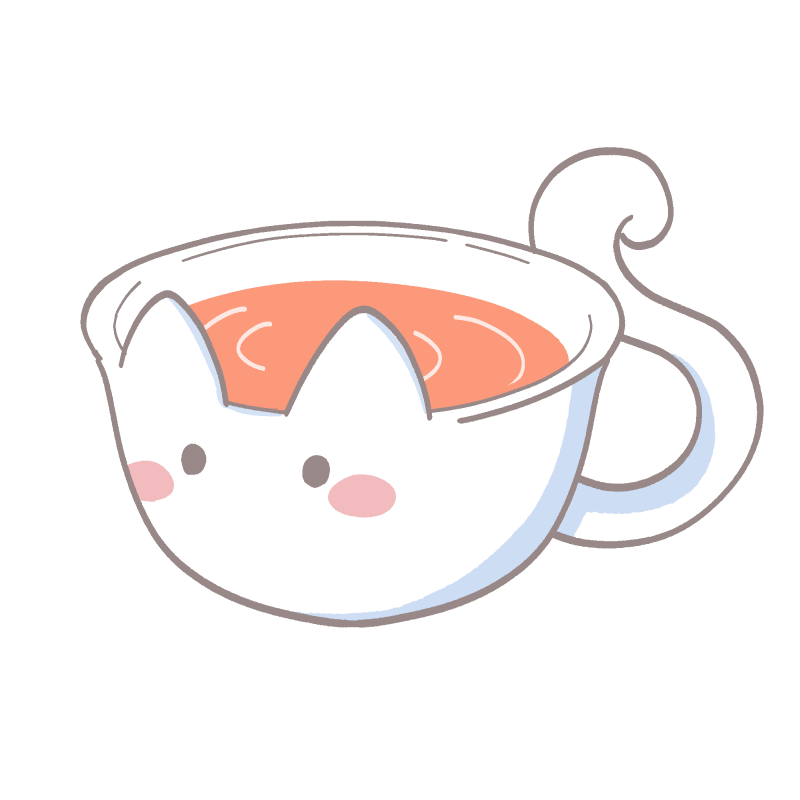 ティーカップの みるくにゃ